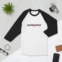 "Hypnotist" 3/4 sleeve raglan shirt