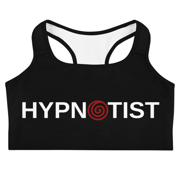 "HYPNOTIST" Sports bra black