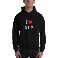 "I Love NLP" Hooded Sweatshirt Unisex
