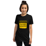 Warning Sign "Trained Hypnotist" Short-Sleeve Unisex T-Shirt