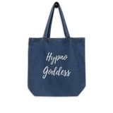 "Hypno Goddess" Organic denim tote bag