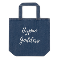 "Hypno Goddess" Organic denim tote bag