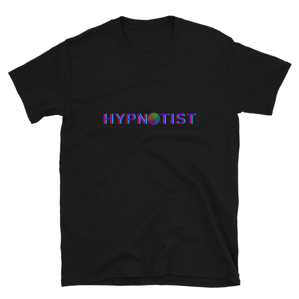 "HYPNOTIST" w/ Rainbow Spiral Short-Sleeve Unisex T-Shirt