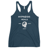 "HYPNOSIS HEALS" Women's Racerback Tank